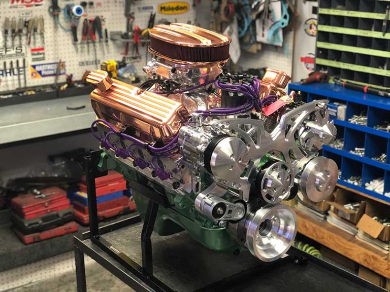 Gold Green Purple SBF Crate Engine